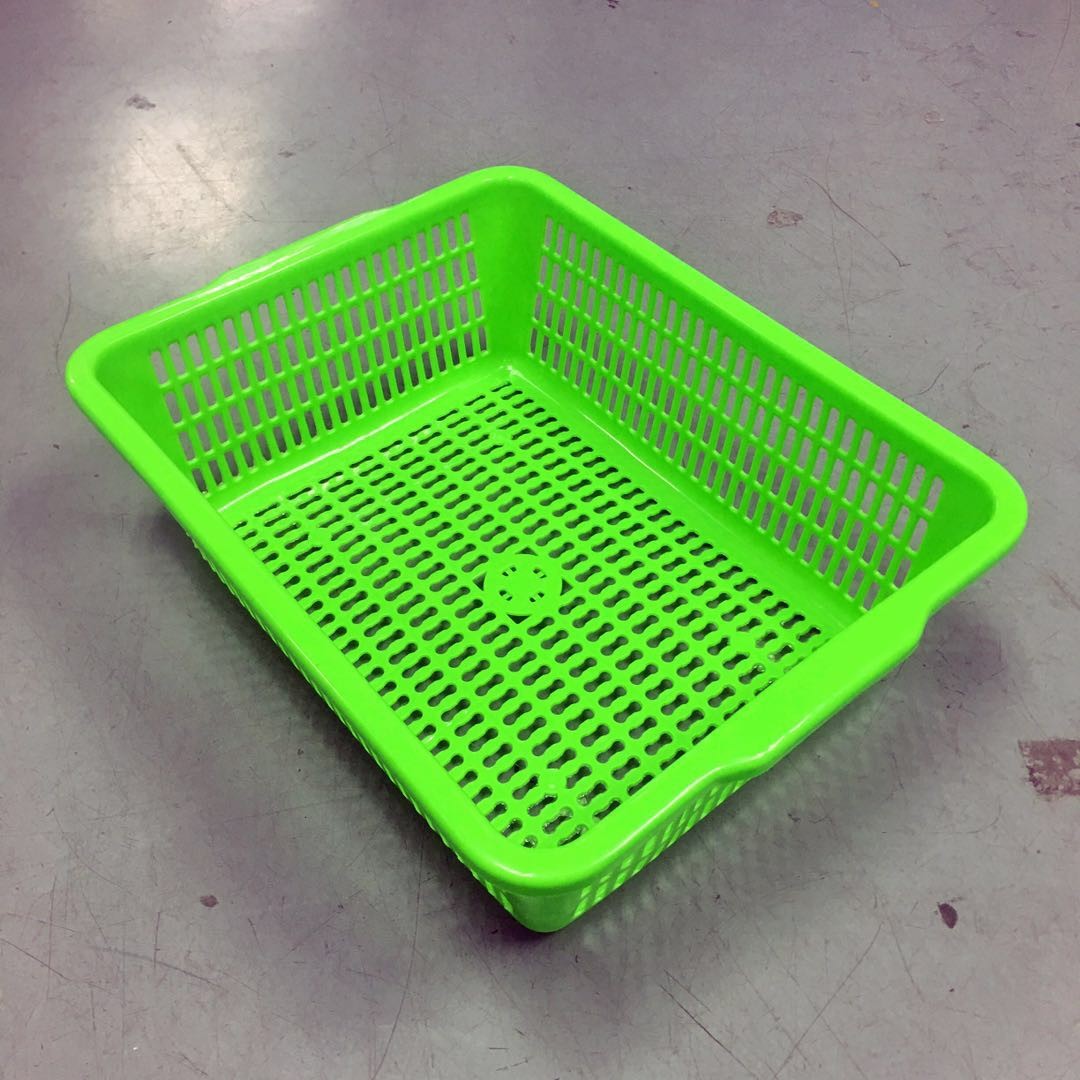 塑料筐加厚厨房酒店家用洗菜篮子沥水框菜篮水果筐收纳篮超市商场配货