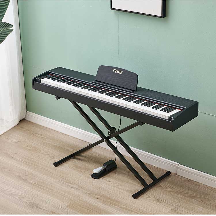 重力度-单踏板(备注颜色不含凳 插电款电钢琴