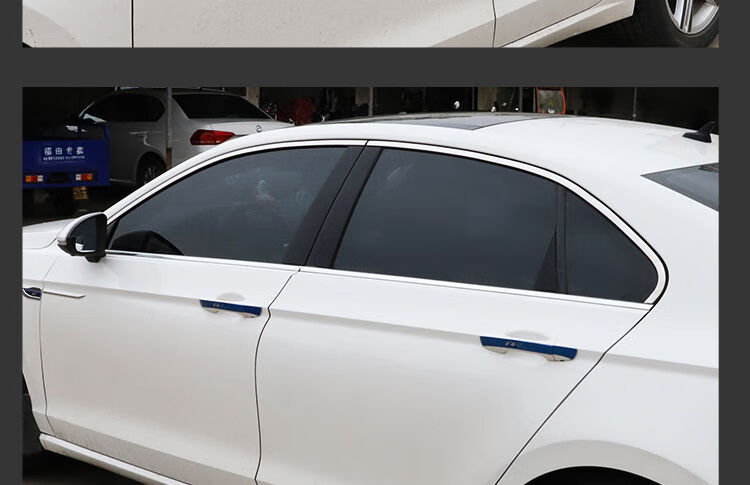 15-19款大众凌渡车窗饰条不锈钢车身装饰车门框亮条用品 15-19款凌渡