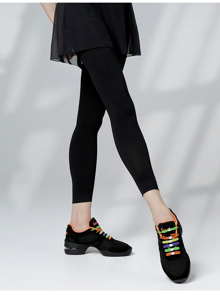 舞蹈袜芭蕾舞袜黑色大袜舞蹈专用成年九分古典舞女练功防滑裤袜黑色九