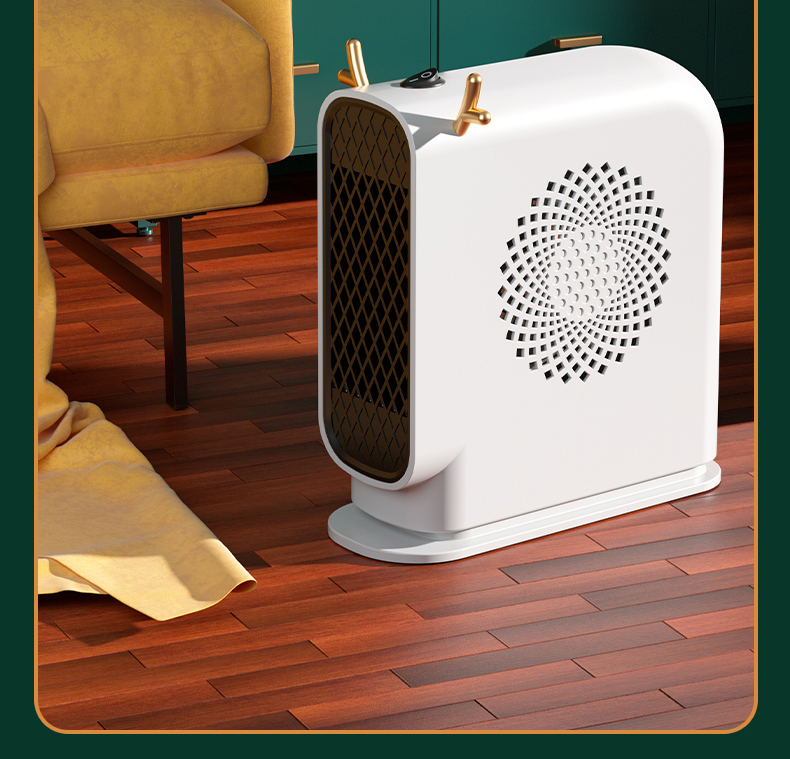 先锋同款暖风机家用小型节能卧室速热电暖器迷你办公室暖风机桌面取暖