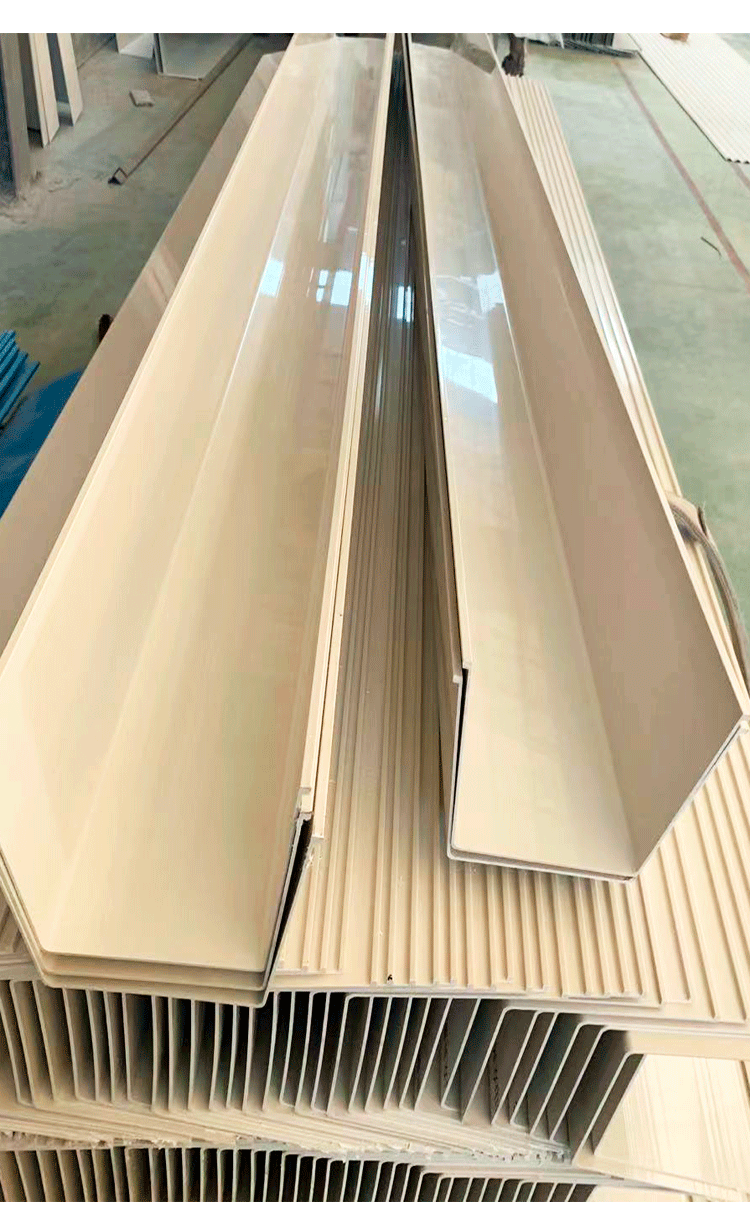 水槽线条雨槽雨水槽花草种植槽u型水槽塑料雨水槽pvc天沟u型槽排水沟