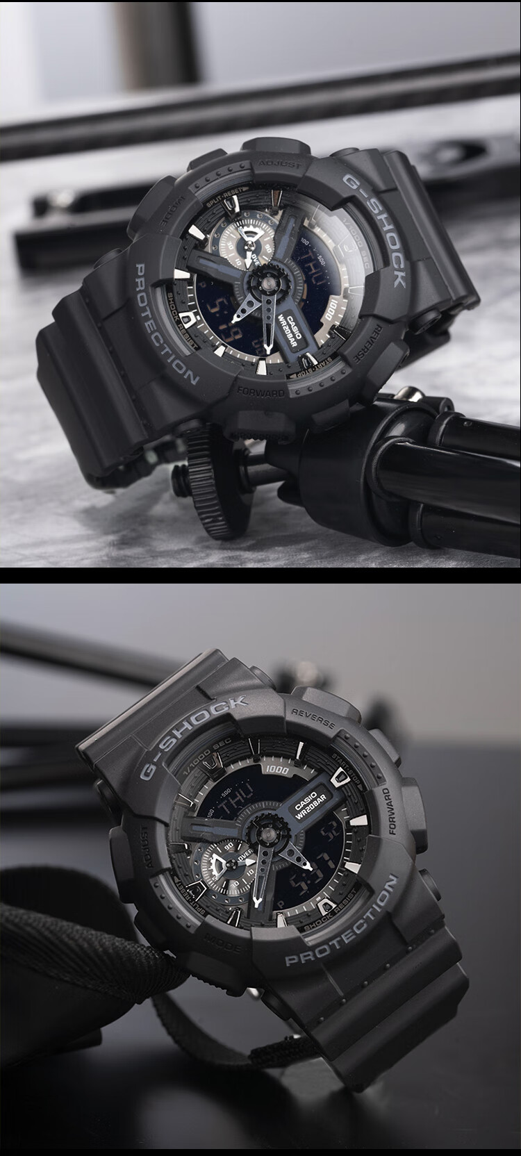 京选品质卡西欧黑武士手表男黑暗之心运动防水gshock情侣电子表ga1101