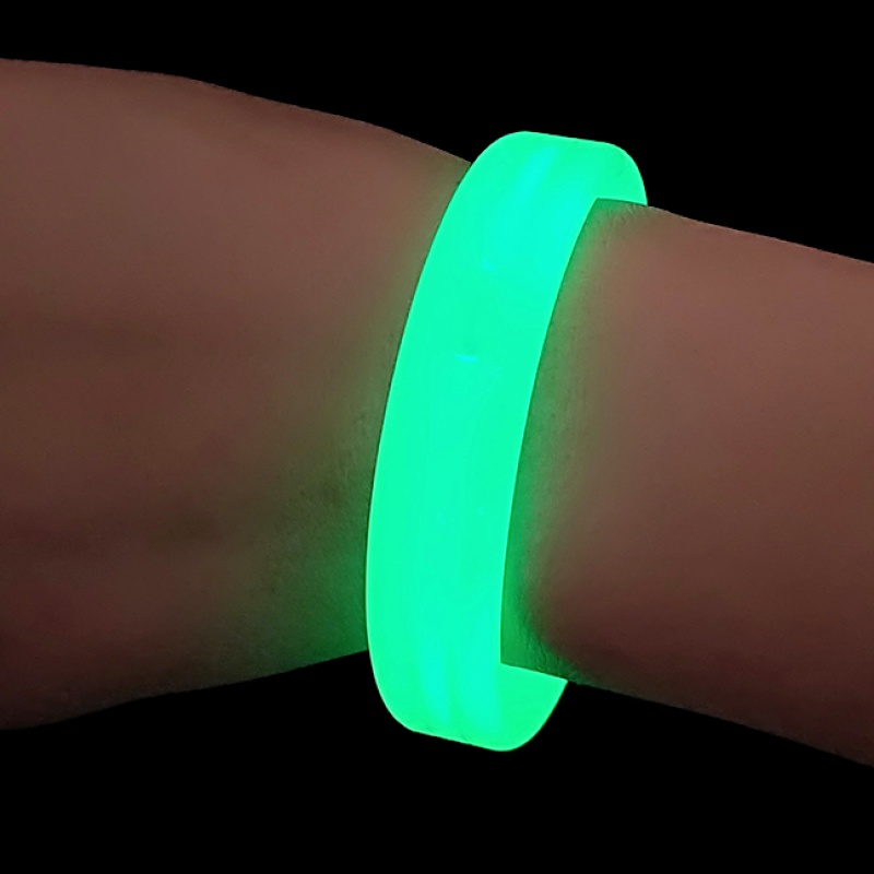 荧光棒夜跑蹦迪荧光手环夜光发光手环演唱会闪光棒diy手镯手环logo