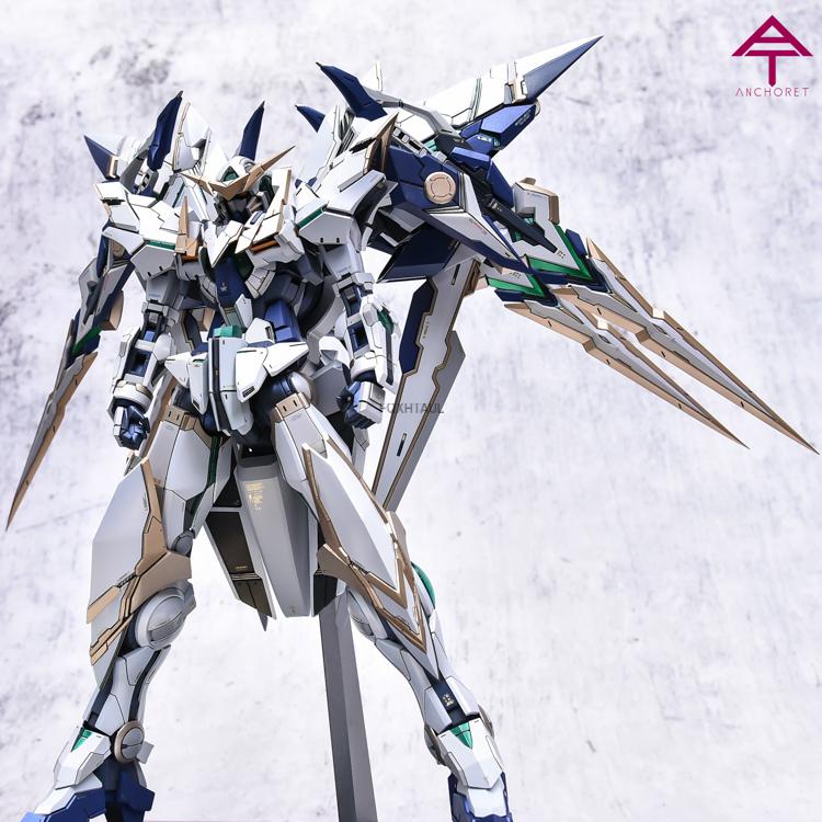 育胶乐园 amazing exia mg惊异能天使gk改件白模 yjl 惊异专用金属