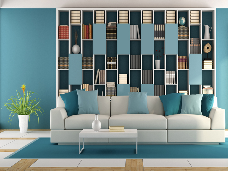 书架背景布直播背景布3d立体书架摆件室内网红主播复古大气书房直播