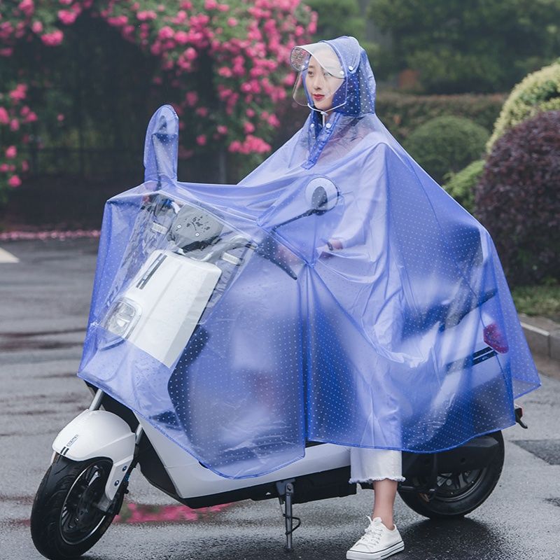 加大加厚防大暴雨雨衣电动车单人遮脚双人自行车雨披电瓶车男女摩托车