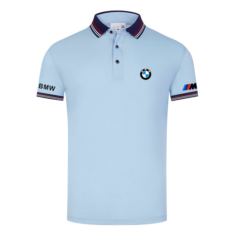 宝马衣服短袖t恤宝马牌子的4s店bmw桖汗衫车友会定制bwm夏季宽松透气