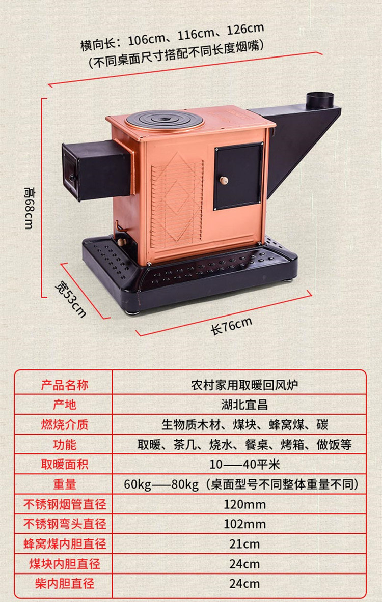 家用回风炉内部结构图图片