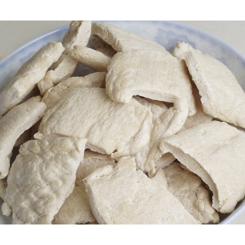 味媒素食花生大豆组织拉丝蛋白肉素肉片肉丝肉块人造肉丝状500克