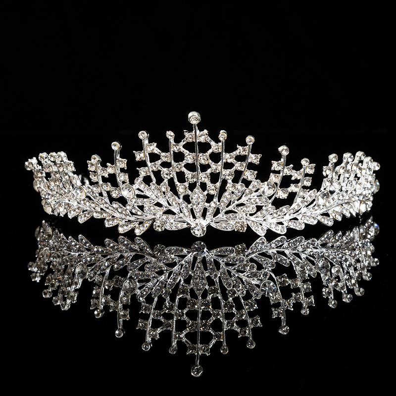 黑色皇冠女十八岁成人礼头饰新娘网红拍照生日礼物18岁成年王冠帽bg16