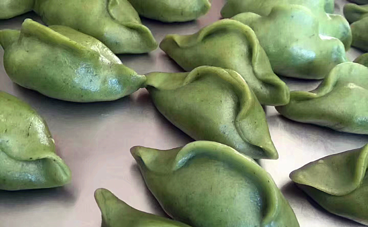 衢州特产江山清明果 农家糕点艾草青团艾叶糍粑青粿米果 菜粿(辣)10个