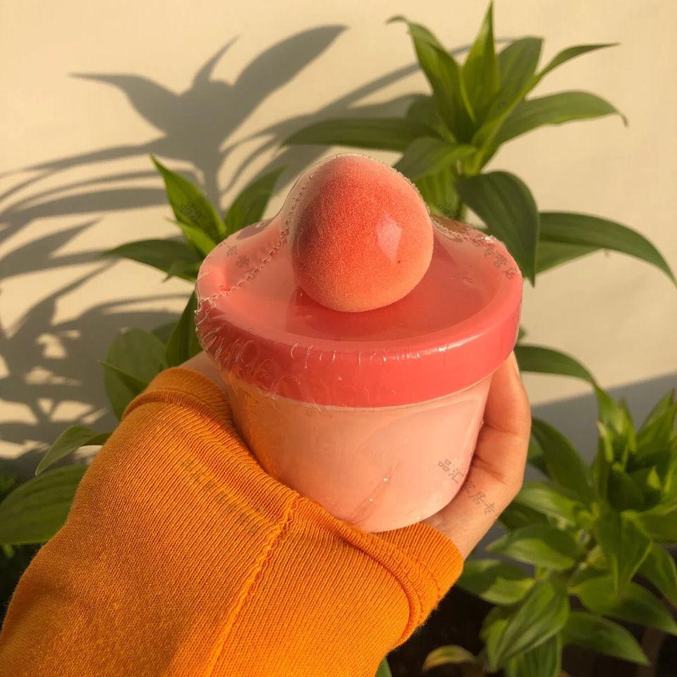 虔生缘起泡胶m家越玩越大屁桃君含仿真桃子纯手工制作质感超好气泡胶