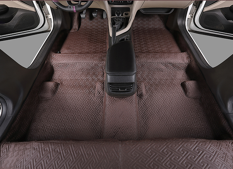 五菱宏光ss1s3风光330580宝骏730专用地板革汽车360软包地胶咖色双层