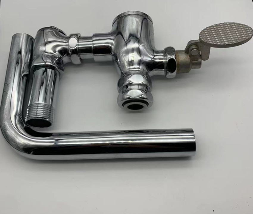 美标cf-9806大便冲洗阀配件9805脚踏式阀芯推动杆弹簧密封圈 进水管加