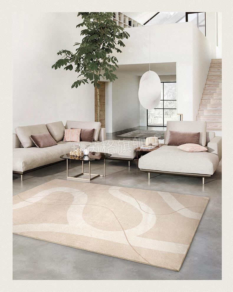 地毯客厅茶几毯好打理现代简约大地毯卧室客厅沙发茶几毯轻奢大面积