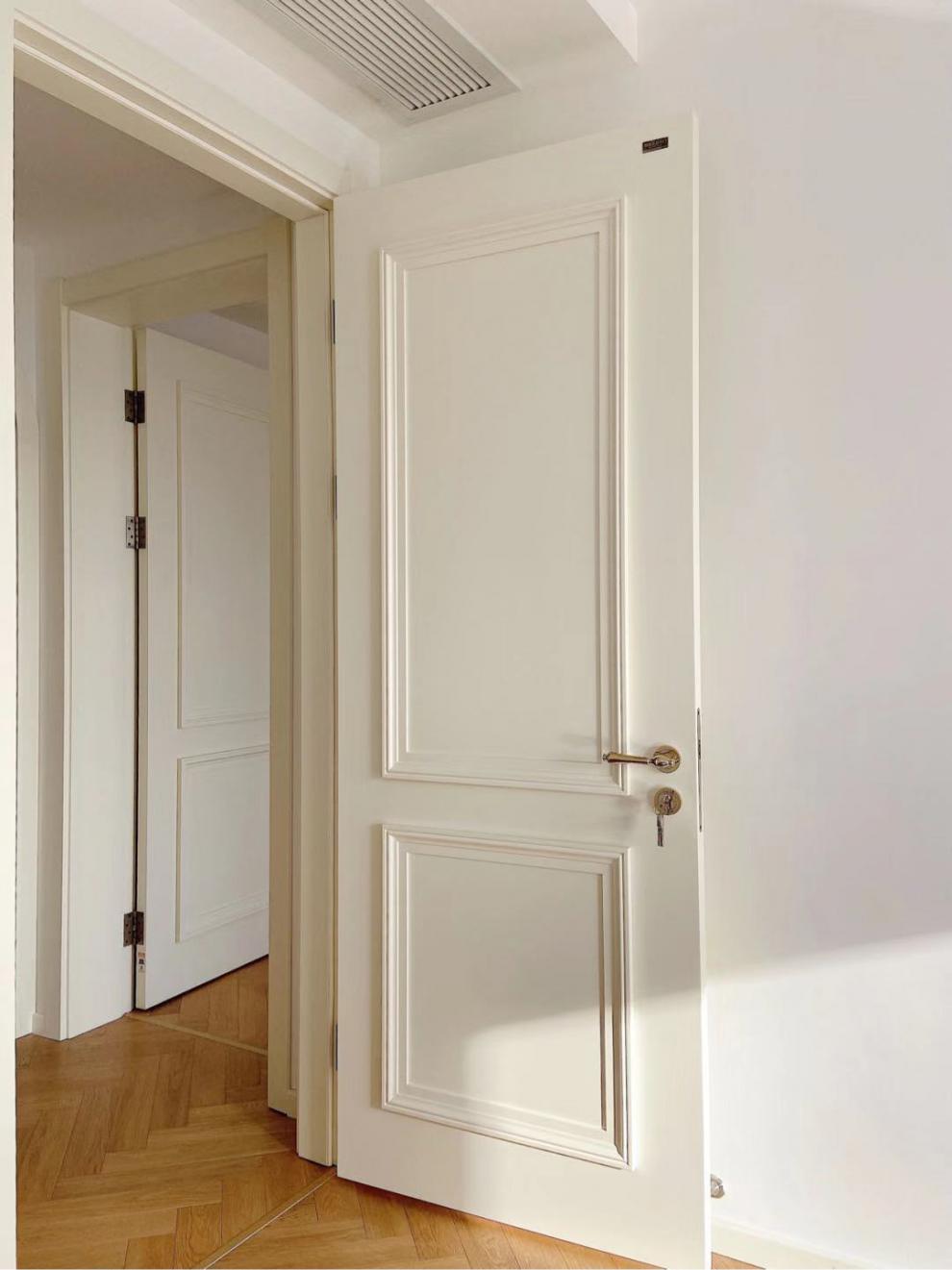 法式拱形室内木门 实木复合弧形卫生间门 长虹玻璃房间卧室静音烤漆