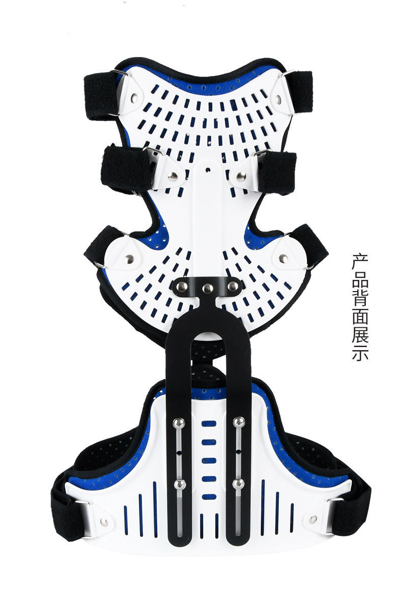 医用可调头颈胸固定支具颈椎术后康复支架歪脖子颈托形器透气款均码