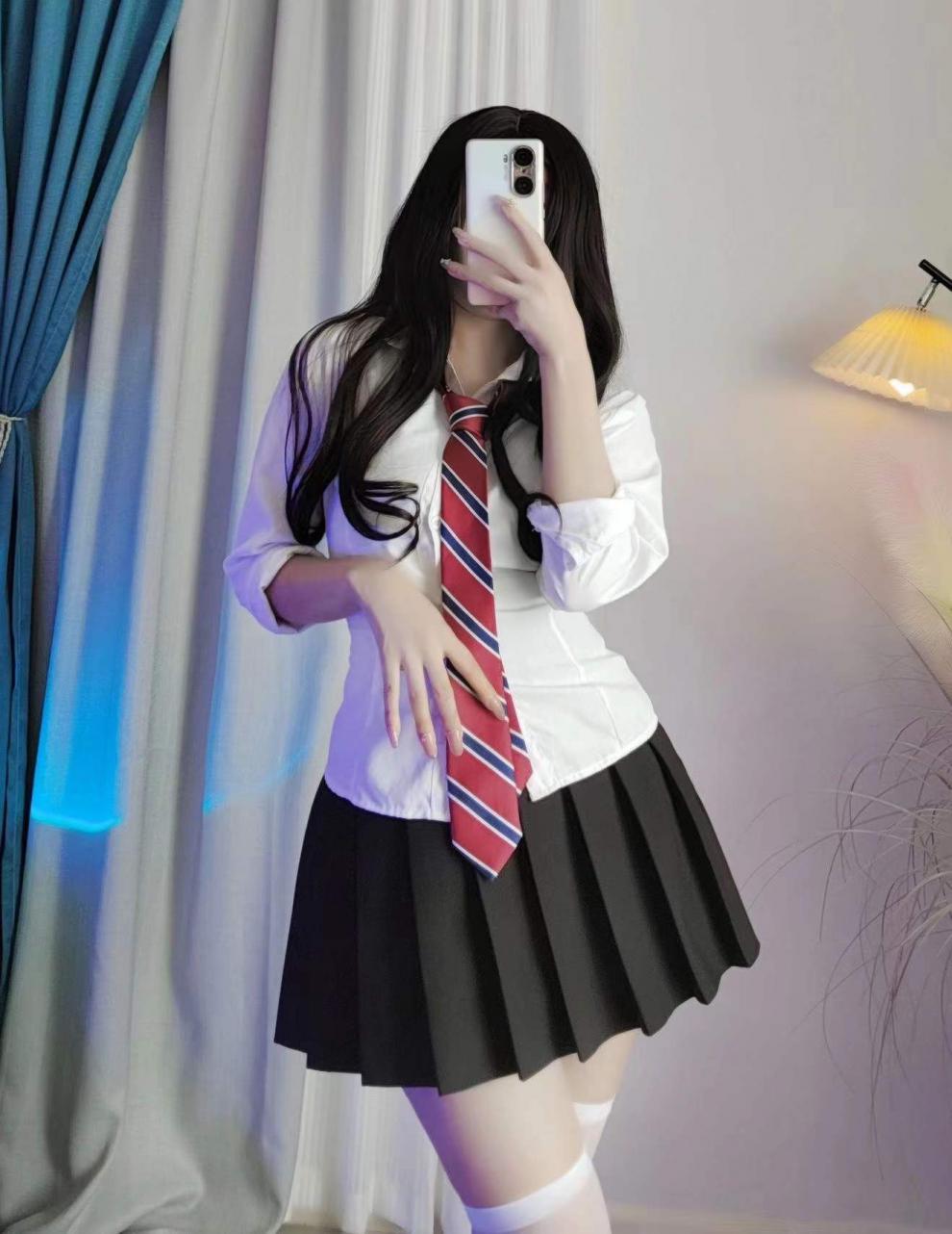 2022新款jk制服御姐制服性感ol秘书纯欲校服御姐 棉包臀裙 长白衬衫