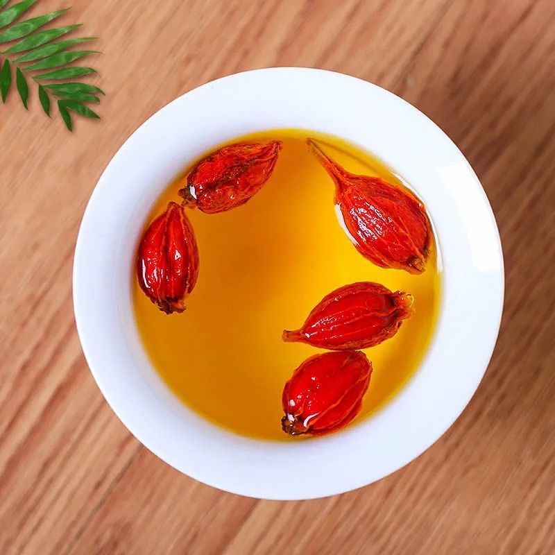 新货栀子果野生栀子黄栀子茶山栀子泡茶栀子花茶上色食用卤肉批发栀子