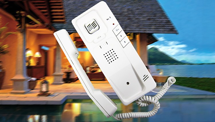 金斯利家用有线一拖二对讲电话可通话对讲门铃室内门铃对讲非可视呼叫