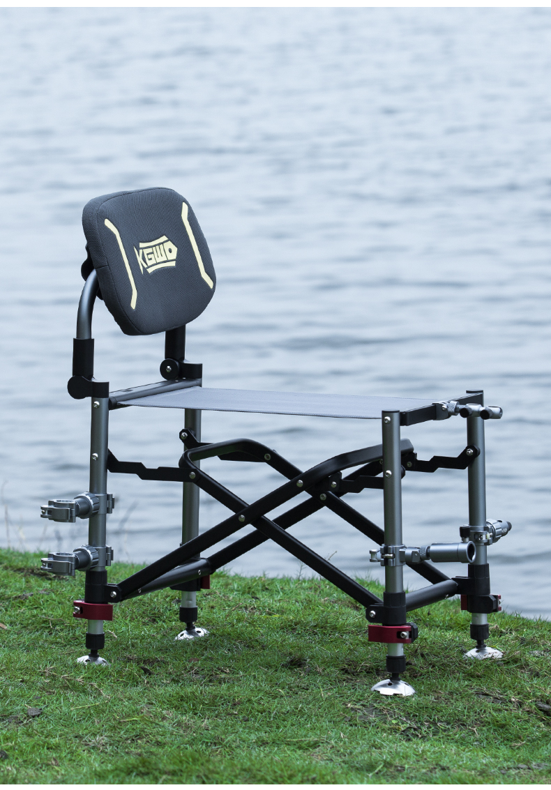 连球新款超轻骑士钓椅多功能小巧轻便折叠钓鱼椅全地形钓鱼凳渔之源古