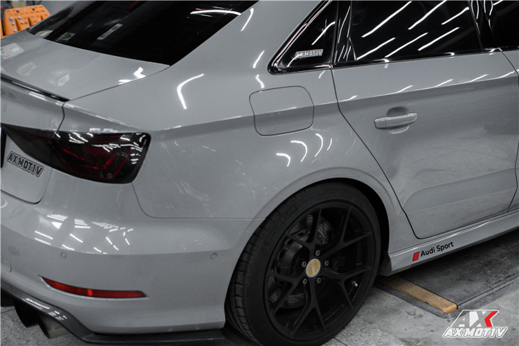 奥迪贴纸audi sport叶子板贴车门贴拉花车身贴纸 a3 a4l a6车贴 黑色