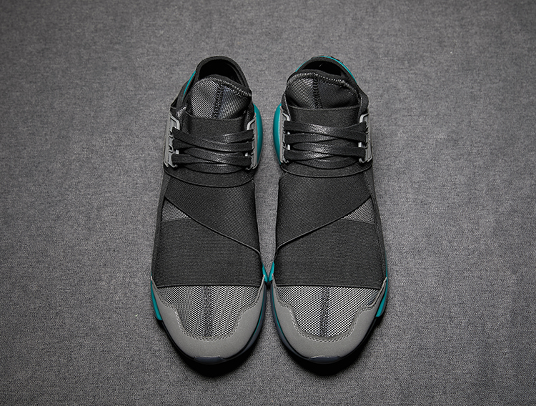 厚底老爹鞋潮牌y3男鞋忍者鞋黑武士鞋男运动鞋 菱格黑(单里 标准码 )