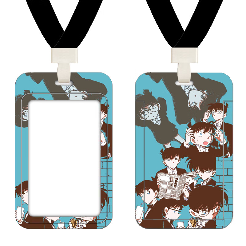 名侦探柯南卡套 逢考必过考神附体卡套学生饭卡门禁校牌公交卡证件套