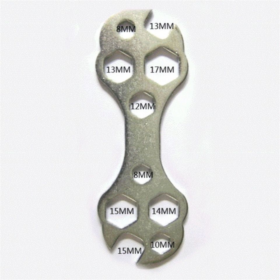 多功能活口板手多功能自行车花片扳手多用便携修理小扳手童车安装五金