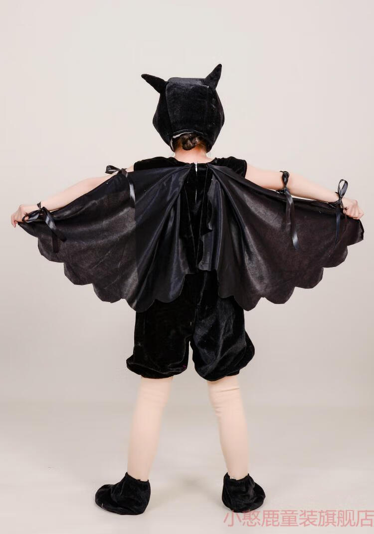 儿童喜鹊动物表演服装喜鹊黄鹂鸟火烈鸟老鹰乌鸦猫头鹰小鸟演出服黄