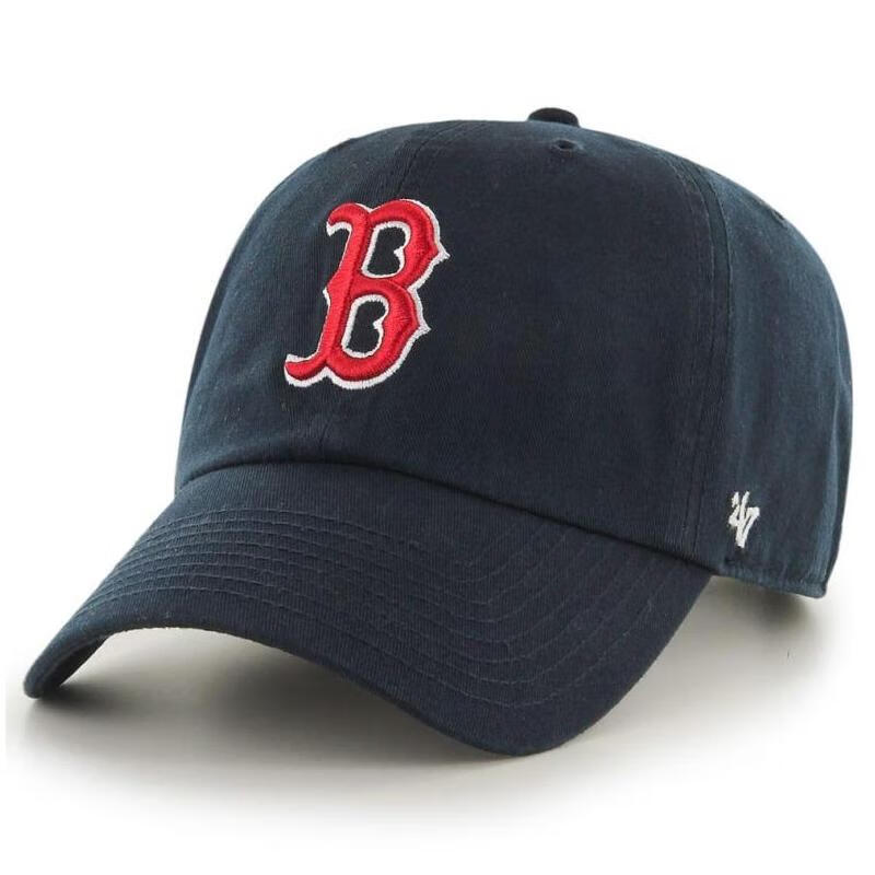 47brand男帽子棒球帽波士顿红袜队时尚可调节圆顶1384827navys5456cm