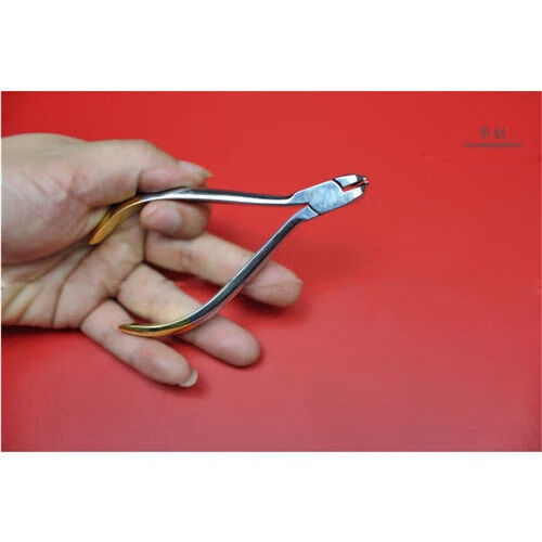 口腔护理 医用 不锈钢 技工钳 平头 正畸钳 钢丝拧紧钳子 牙用钳 矫形