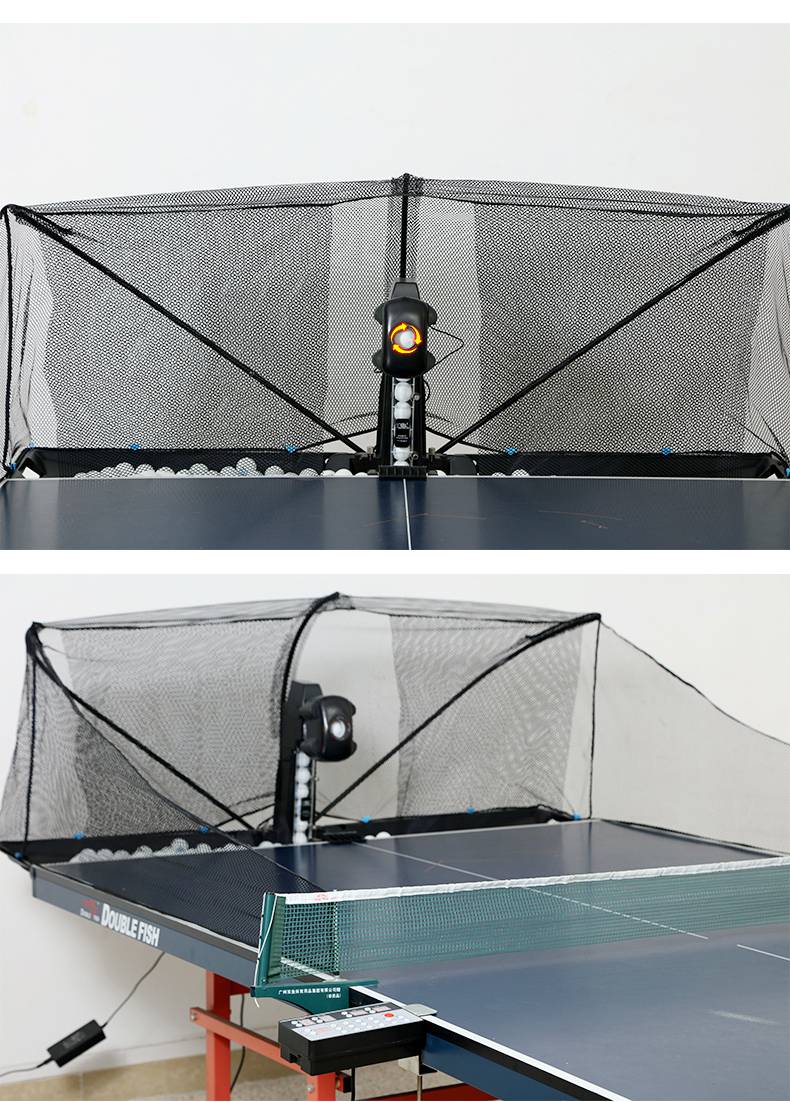 乒乓球发球机汇乓p6全自动乒乓球发球机编程便携家用专业单人训练器