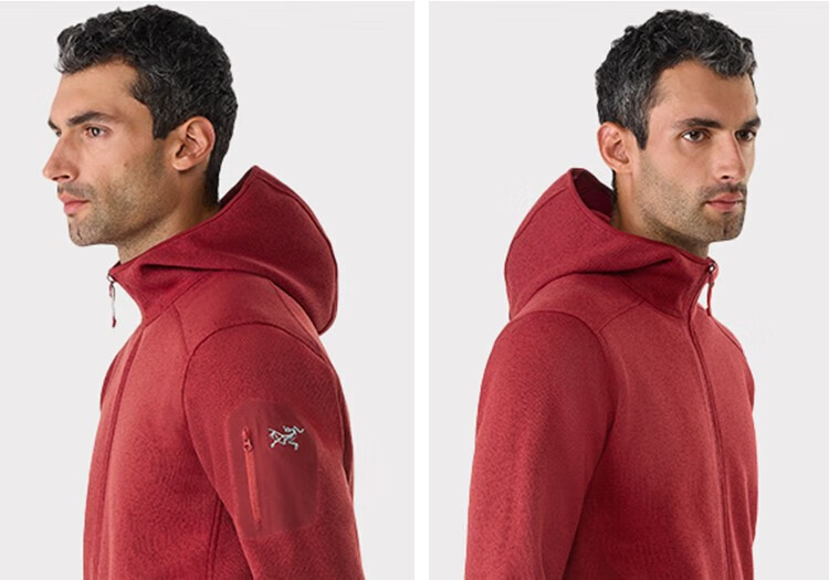 arcteryx始祖鸟 covert hoody 保暖透气 男子 抓绒衫 连帽外套