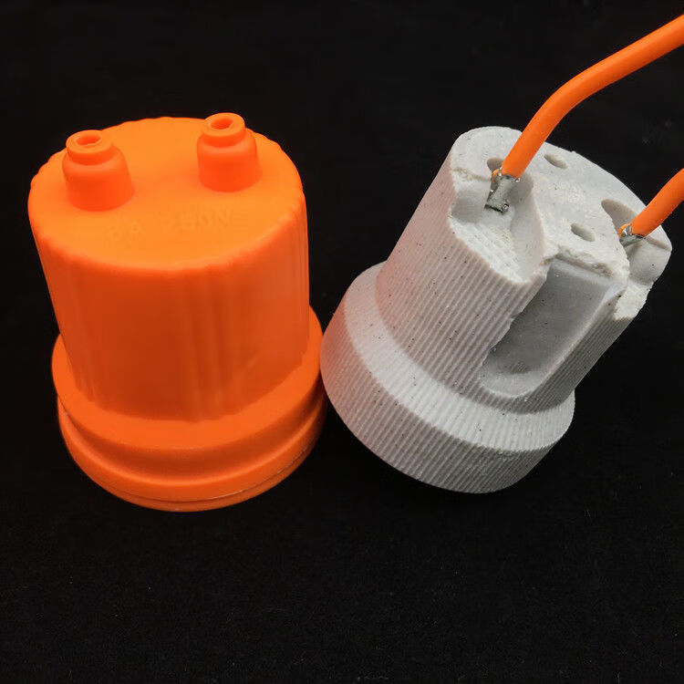 防水灯头陶瓷防水灯口灯头灯座螺口大功率户外防爆耐高温led家用养殖