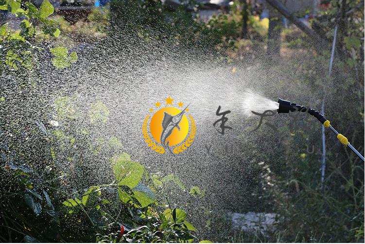 雾化喷嘴4分塑料可调节竹节喷雾器二头y型万向喷头园艺水雾化降温农药