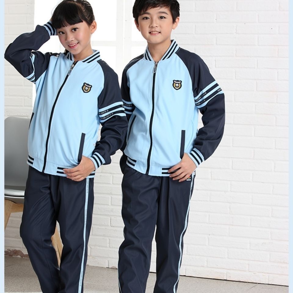 南宁市中小学生校服秋冬季外套长袖长裤防寒服加厚加绒夹棉挡风衣zy