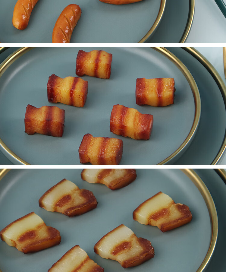 包贝星仿真食物模型排骨假五花肉食品摆件店铺橱窗展厅装饰儿童玩具