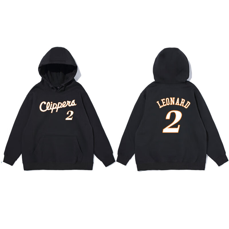 快船队城市版13号保罗乔治运动卫衣男女春秋冬季薄款2号伦纳德训练