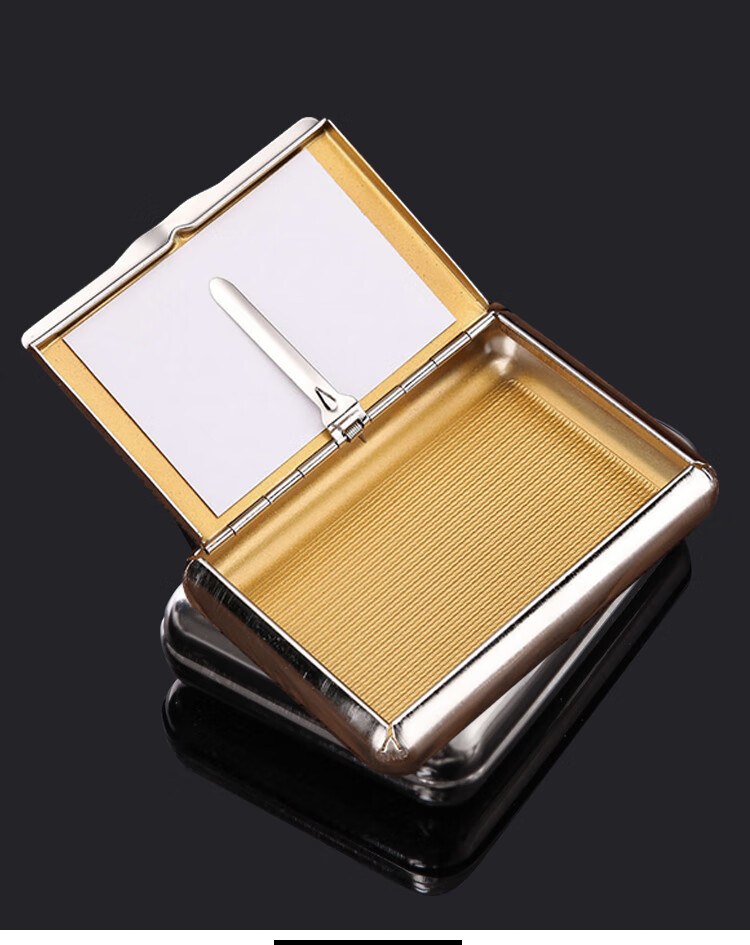 旱烟盒 烟丝盒随身便携保湿密封个性不锈钢金属男士加厚散装烟丝烟斗