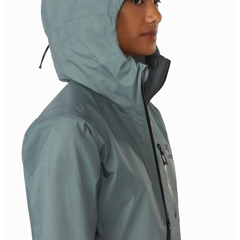 arcteryx 始祖鸟 alpha sl anorak 轻量防风 舒适耐磨女子冲锋衣 影灰