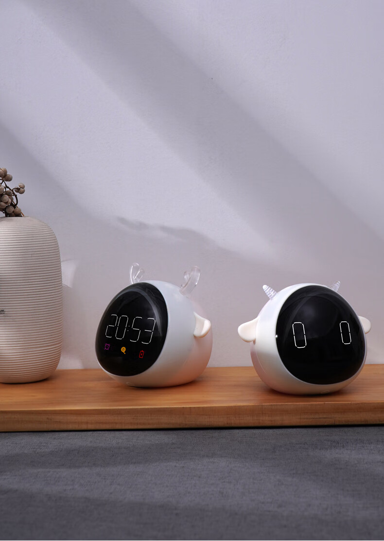 小米mi生态链震动闹钟2021宿舍强力起床神器叫醒钟表智能儿童男孩专用