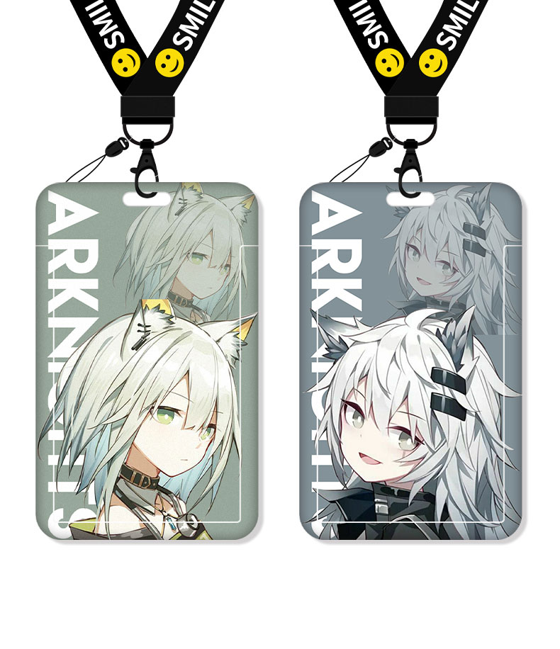 公交卡套男 明日方舟卡套饭卡学生公交卡校园卡斯卡蒂二次元男生