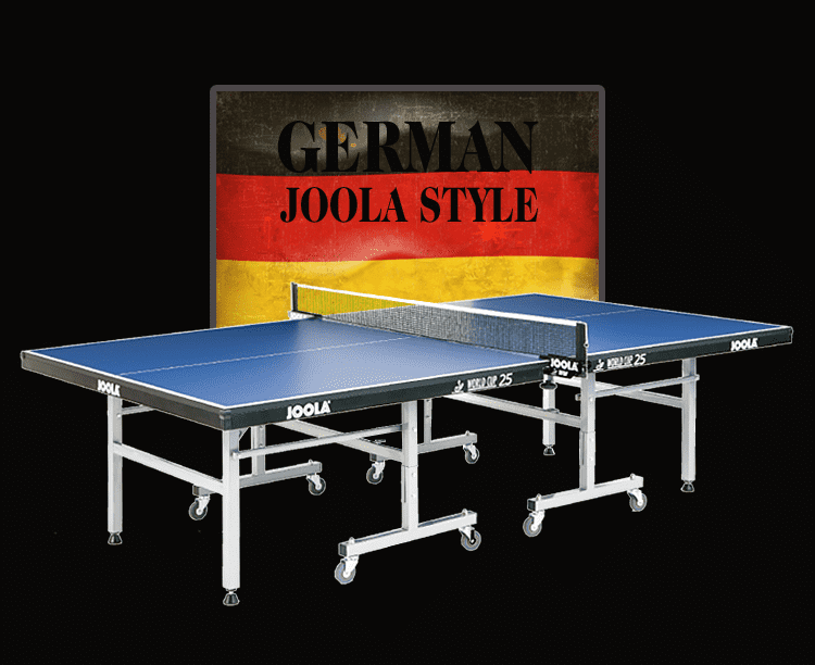 joola优拉世乒赛专用乒乓球台移动折叠乒乓球桌世界杯25mmittf物流