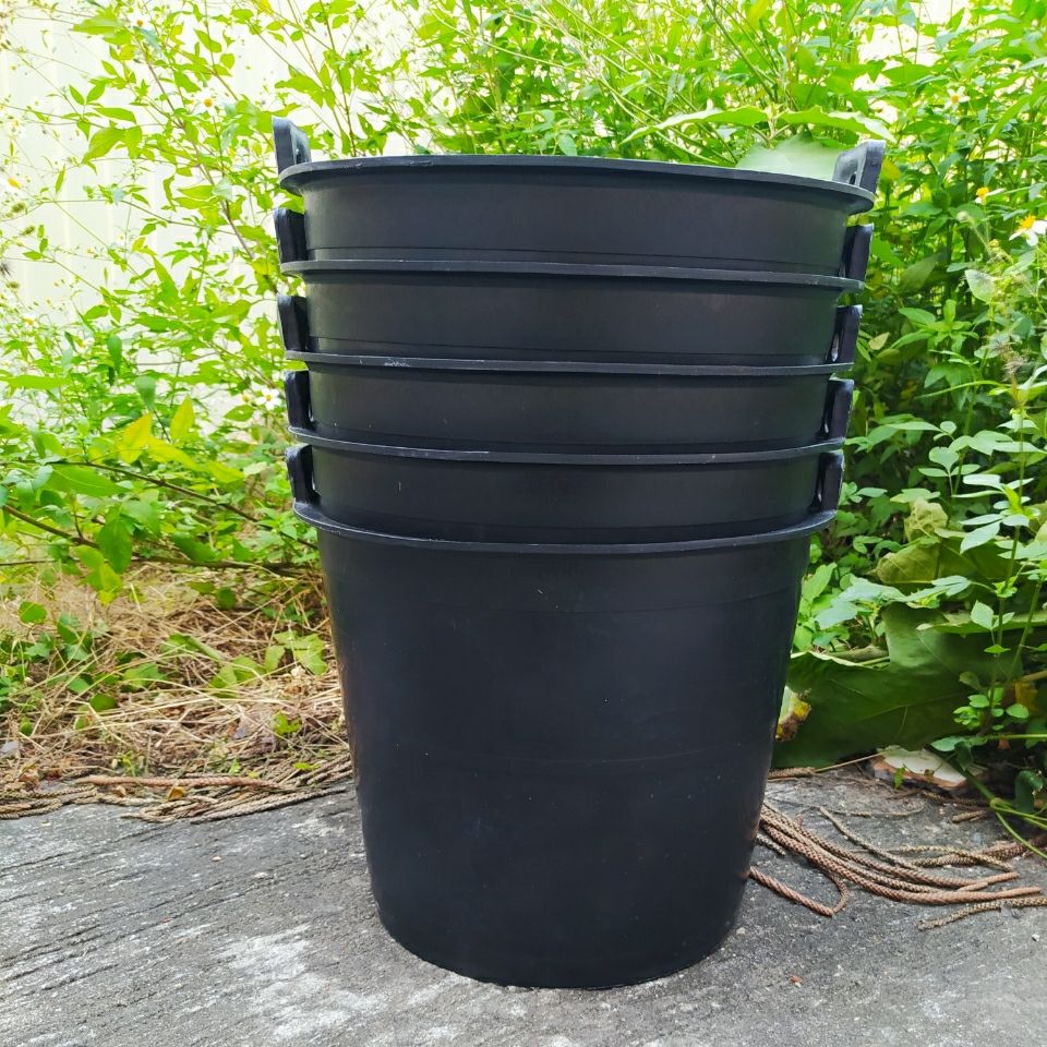 牛筋桶水桶户外乐色桶粪桶诱蜂桶广塑挑水桶种树种菜种花桶摔不烂
