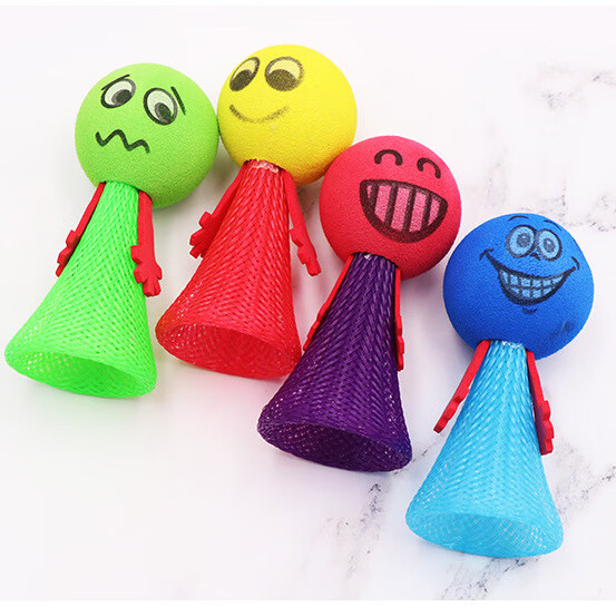 发光弹跳小人玩具跳一跳创意玩具男女孩幼儿园宝宝新奇地摊小玩具9cm