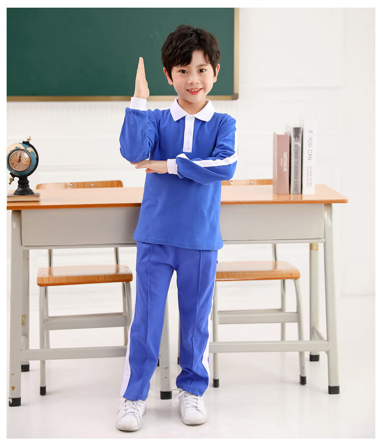 深圳小学生校服小学生礼服男短袖夏装统一套装长袖外套上衣长裤夏季校