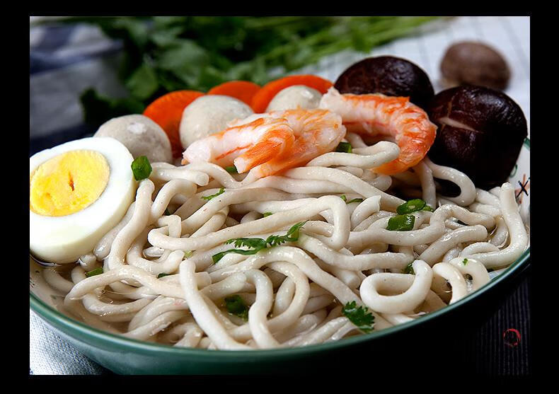 广东阳江鱼面海鱼鱼肉面条面线海鲜面老广的味道手工自制500g