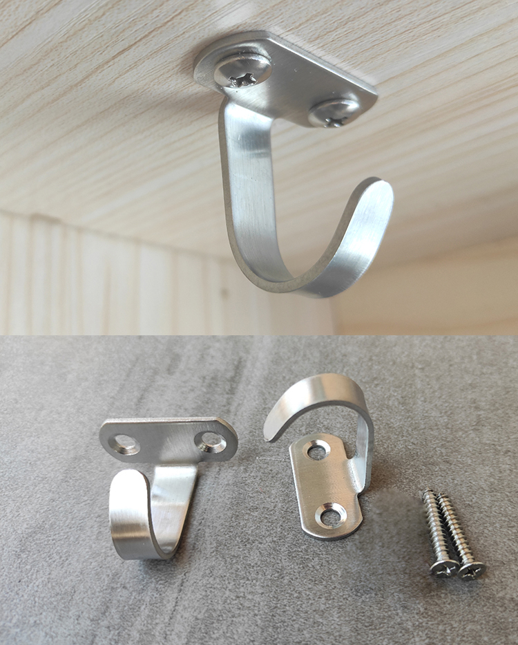 挂灯笼的挂钩加厚不锈钢吊顶挂钩橱柜钩子镙丝壁挂免钉拉风铃灯饰挂